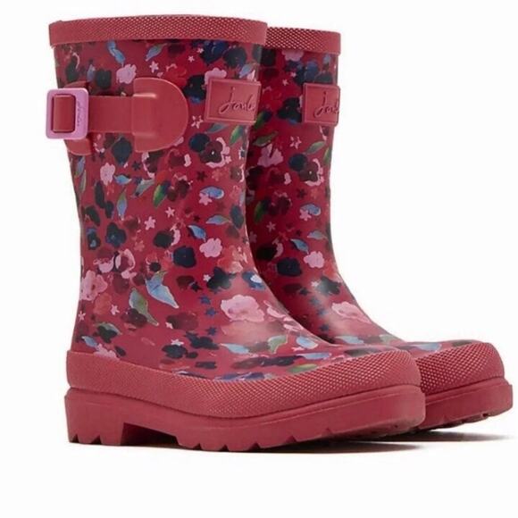 Joules Welly Girls Rain Boots - Picture 1 of 8